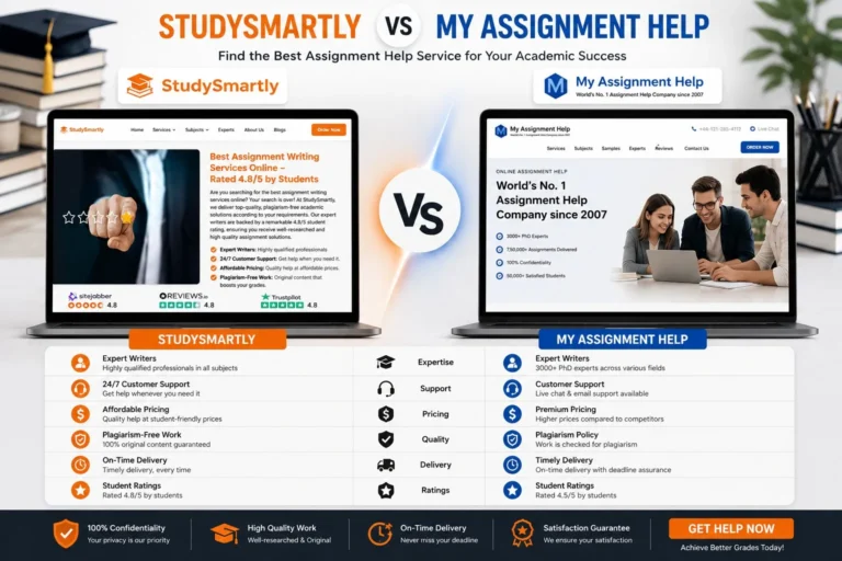 StudySmartly vs MyAssignmentHelp